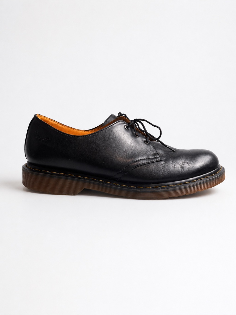 Dr. Martens Made in England 3 Eye Oxford Shoes Black Leather Men's US 11